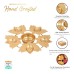 Urli Diya 5 Lotus Brass Finish