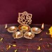 Urli Diya Ganesh Ji Brass Finish