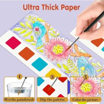 Watercolor Coloring Book ( Minimum 10pc )