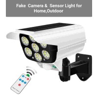 Fake Camera & Sensor Solar Light