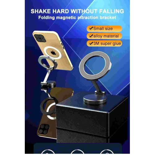 Magnetic Rings Phone Holder for Car Dash, Board