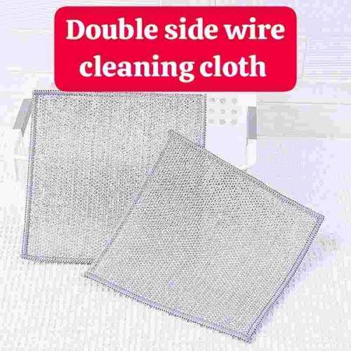Double Layer Scrub Cloth Pad Sponge