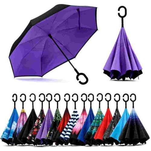 Reverse Umbrella with C-Shaped