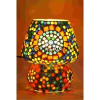 Handcrafted Glass Table Lamp