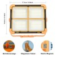 100W Solar Light Outdoor LED Rechargeable