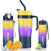 Tumblers Water Bottles 3 in 1 with Mug