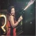 Payro Sparkle Party Gun Matel With LED White