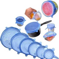 Silicone Stretch Lids Set of 6