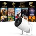 Smart Mini Projector With WiFi 6 and Bluetooth