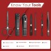 Nail Cutter 8 In 1 Stainless Steel Nail Care Kit