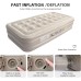 Single Air Bed Mattress With Built-in Pump