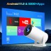 Smart Mini Projector With WiFi 6 and Bluetooth