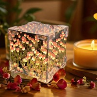 Tulip Cube Mirror Lamp