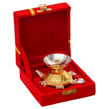 Tortoise Brass Diya