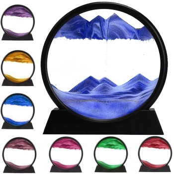 Sand Art Moving Picture Glass Liquid