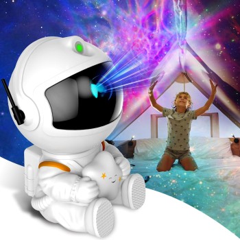 Sitted Astronaut Star Projector
