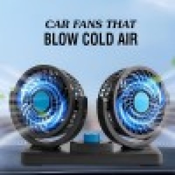 Double Head Car Fan