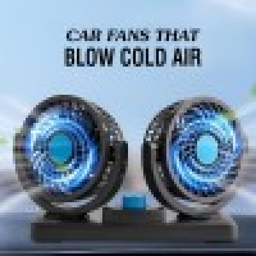 Double Head Car Fan