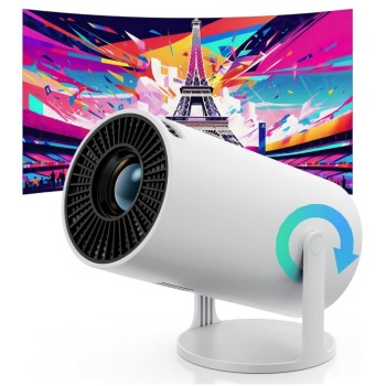 Smart Mini Projector With WiFi 6 and Bluetooth