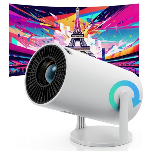 Smart Mini Projector With WiFi 6 and Bluetooth