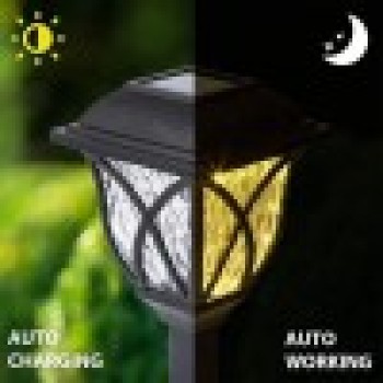 Solar Crystal Lawn Lights  ( Pack of 2 )