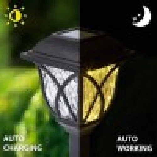 Solar Crystal Lawn Lights  ( Pack of 2 )