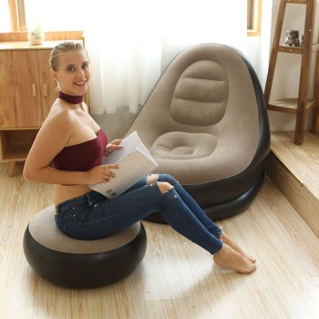Sofa Chair with Foot Stool