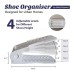 Adjustable Shoe Slots Rack Plastic
