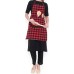 Unisex Kitchen Apron Checkered Design