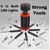 8 in 1 Screwdriver Kit with LED Torch