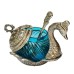 Duck Shape Blue Colored Glass