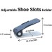 Adjustable Shoe Slots Rack Plastic