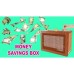 Wooden Money Box With Counting Target
