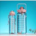 3 in 1 Transparent Water Bottle Set