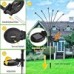 6 Led Outdoor Solar Lights For Garden ( 2pc )