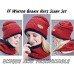 Woolen Cap With Neck Scarf