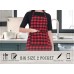 Unisex Kitchen Apron Checkered Design