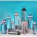 3 in 1 Transparent Water Bottle Set