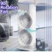 Double Head Spray Mist Cooling Fan