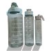 3 in 1 Transparent Water Bottle Set