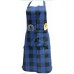 Unisex Kitchen Apron Checkered Design