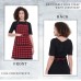Unisex Kitchen Apron Checkered Design
