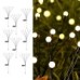 6 Led Outdoor Solar Lights For Garden ( 2pc )