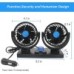 Double Head Car Fan