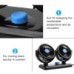 Double Head Car Fan