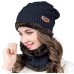 Woolen Cap With Neck Scarf